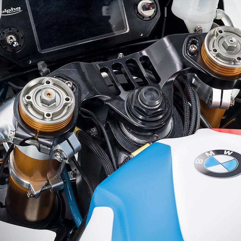BMW S1000RR 2019-（K67）トリプルクランプSBK　オフセット25 mm　level7-intl　S1000RR カスタム　アルファレーシング　レベル７　Ｓ１０００ＲＲ