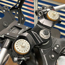 BMW S1000RR 2019-（K67）トリプルクランプEWC　オフセット26.5 mm　オーリンズFGR300フロントフォーク用　level7-intl　S1000RR カスタム　アルファレーシング　レベル７　Ｓ１０００ＲＲ