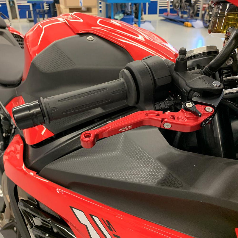 BMW S1000RR 2019-（K67）レバーキットEVOレッド　　level7-intl　S1000RR カスタム　アルファレーシング　レベル７　Ｓ１０００ＲＲ