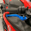 BMW S1000RR 2019-（K67）レバーキットEVOブルー　　level7-intl　S1000RR カスタム　アルファレーシング　レベル７　Ｓ１０００ＲＲ