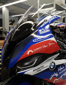 BMW S1000RR 2019-（K67）ウインドスクリーンSTK　クリア　ローエンドブラックシェーディング　level7-intl　S1000RR カスタム　アルファレーシング　レベル７　Ｓ１０００ＲＲ