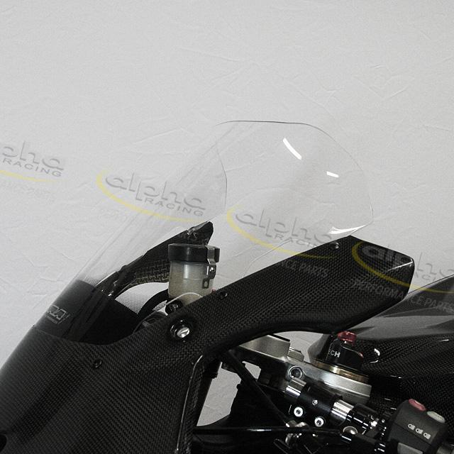 BMW S1000RR (Gen3)　ウインドスクリーンレーシング（クリア　レーシングフェアリングキット用）　level7-intl　S1000RR カスタム　アルファレーシング　レベル７　Ｓ１０００ＲＲ