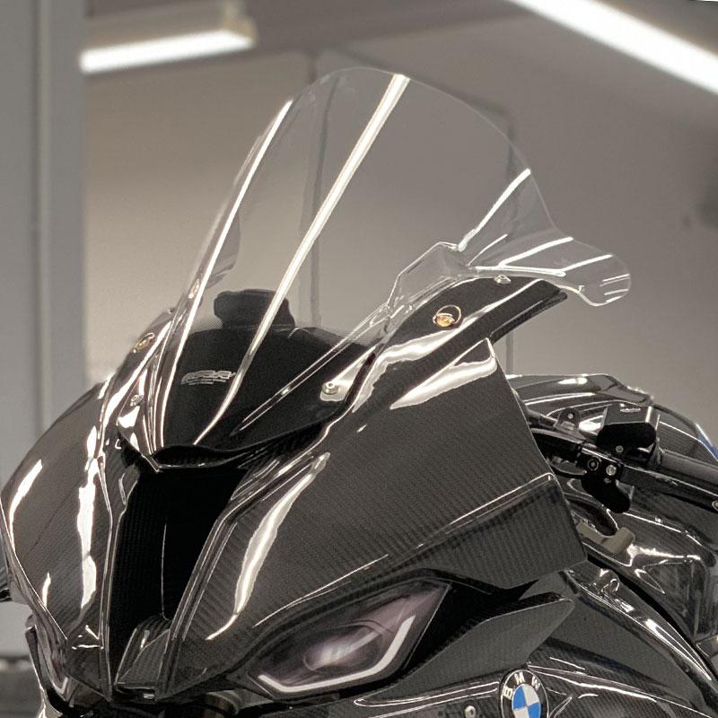 BMW S1000RR 2019-（K67）ウインドスクリーンSBKロング　　ローエンドブラックシェーディング　level7-intl　S1000RR カスタム　アルファレーシング　レベル７　Ｓ１０００ＲＲ